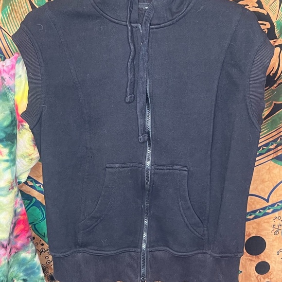 Black Leather Motorcycle Jacket for Women - Picture 3 of 6